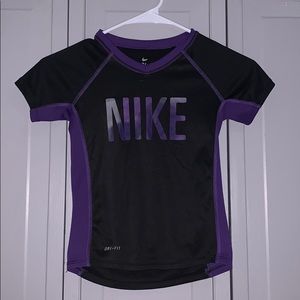Nike purple and black athletic shirt